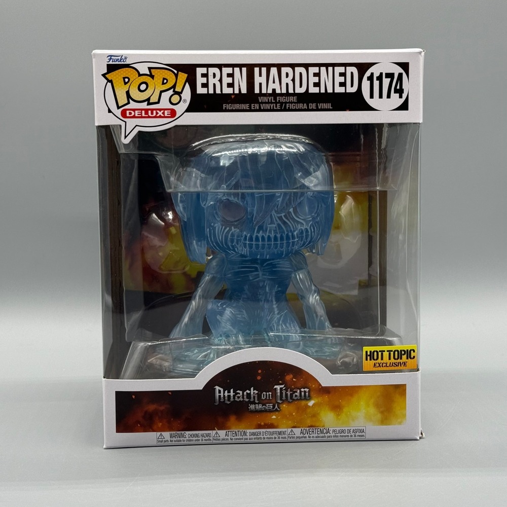 Funko Pop! #1174 Eren Hardened Attack on Titan 6" Hot Topic Exclusive Vaulted